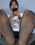 【南国足艺】模特琪琪透明黑丝诱惑，灵活的扭动脚丫脚趾！4K